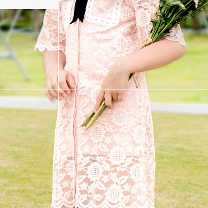 Lace Fabric Dress Small Floral for Women's Wear Wholesale Supplier 3
